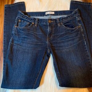 Free People Women’s Straight Leg Dark Wash Jeans